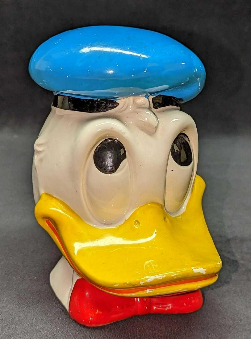 Enesco Walt Disney Productions Donald Duck Head Piggy Bank (1 of 6)