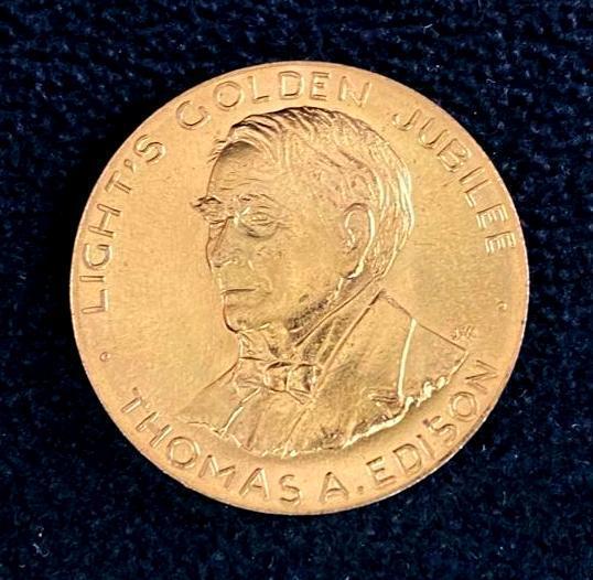 Thomas Edison Jubilee Coin (1 of 2)