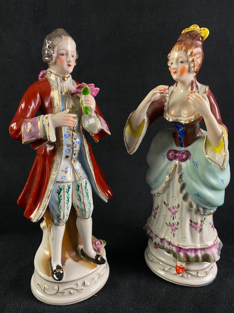 Pair of Occupied Japan Figurines JB (1 of 9)