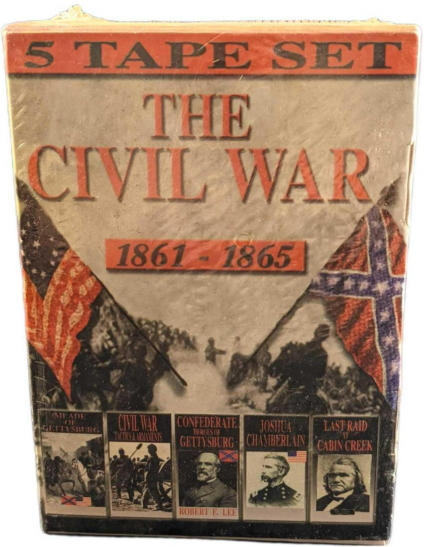 5 VHS Tape Set The Civil War 1861-1865 (1 of 5)