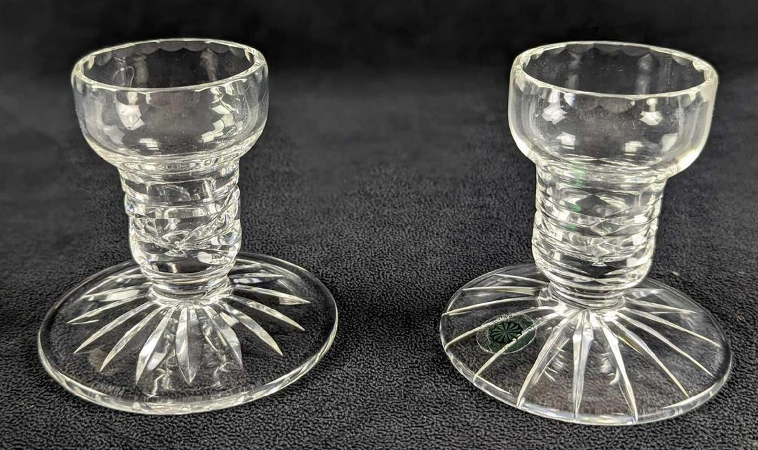 Two Galway Irish Crystal Candlestick Holders Mar 08, 2023 Rapid