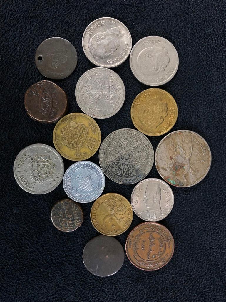16 Islamic World Coins (1 of 2)