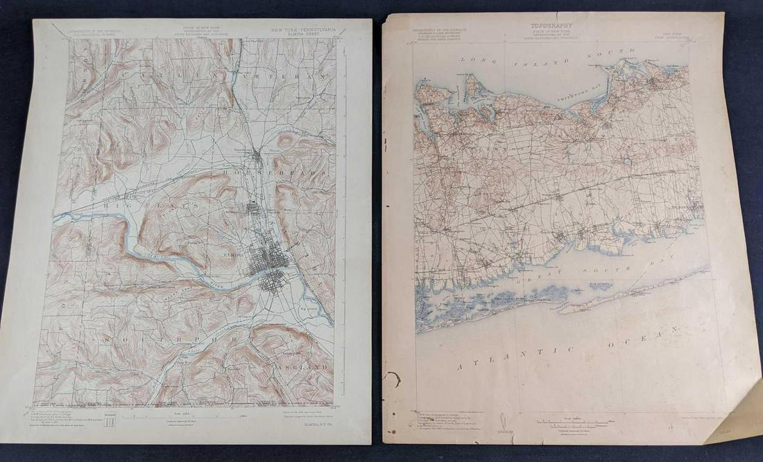 Maps of New York Topography Maps (1 of 10)