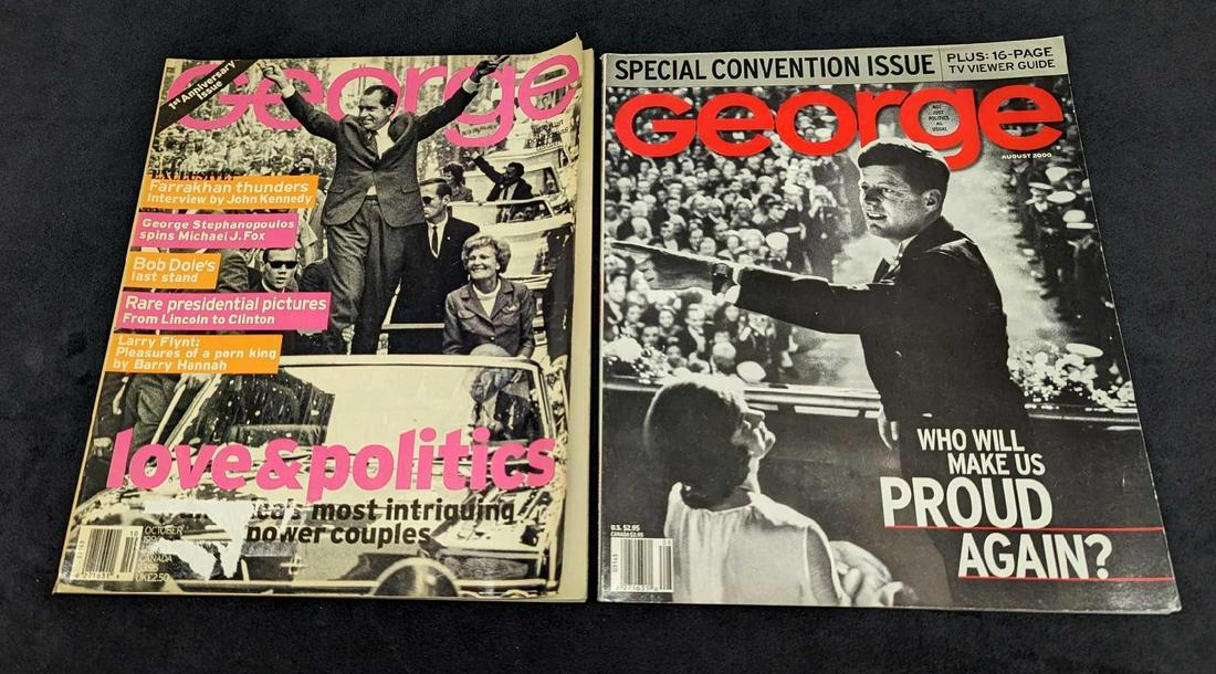 2 JFK JR George Magazines Convention & Anniversary Issues (1 of 6)