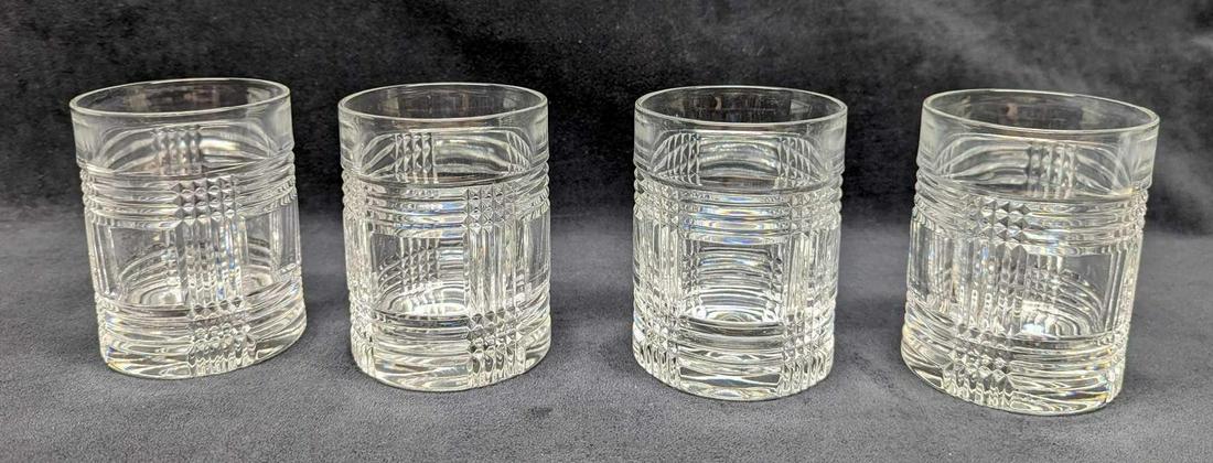 4 Retired Ralph Lauren Crystal Old Fashioned Glasses (1 of 7)