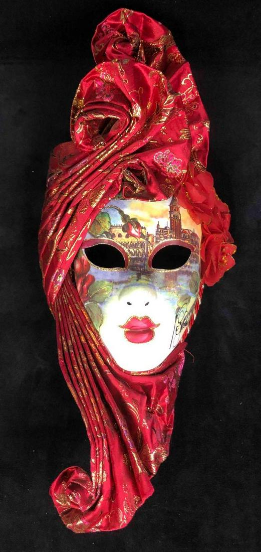 Authentic Hand Painted Venetian Mask From Machera del Galeone (1 of 8)