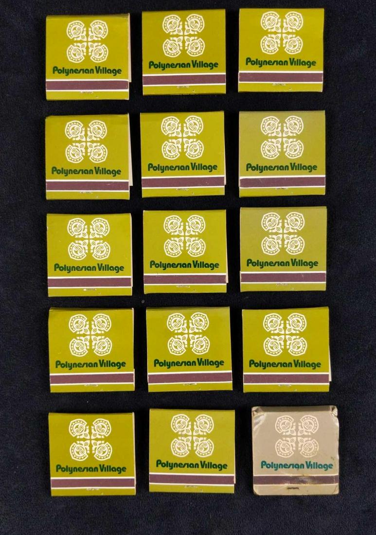 15 Vintage Disney World Polynesian Village Matchbooks (1 of 4)