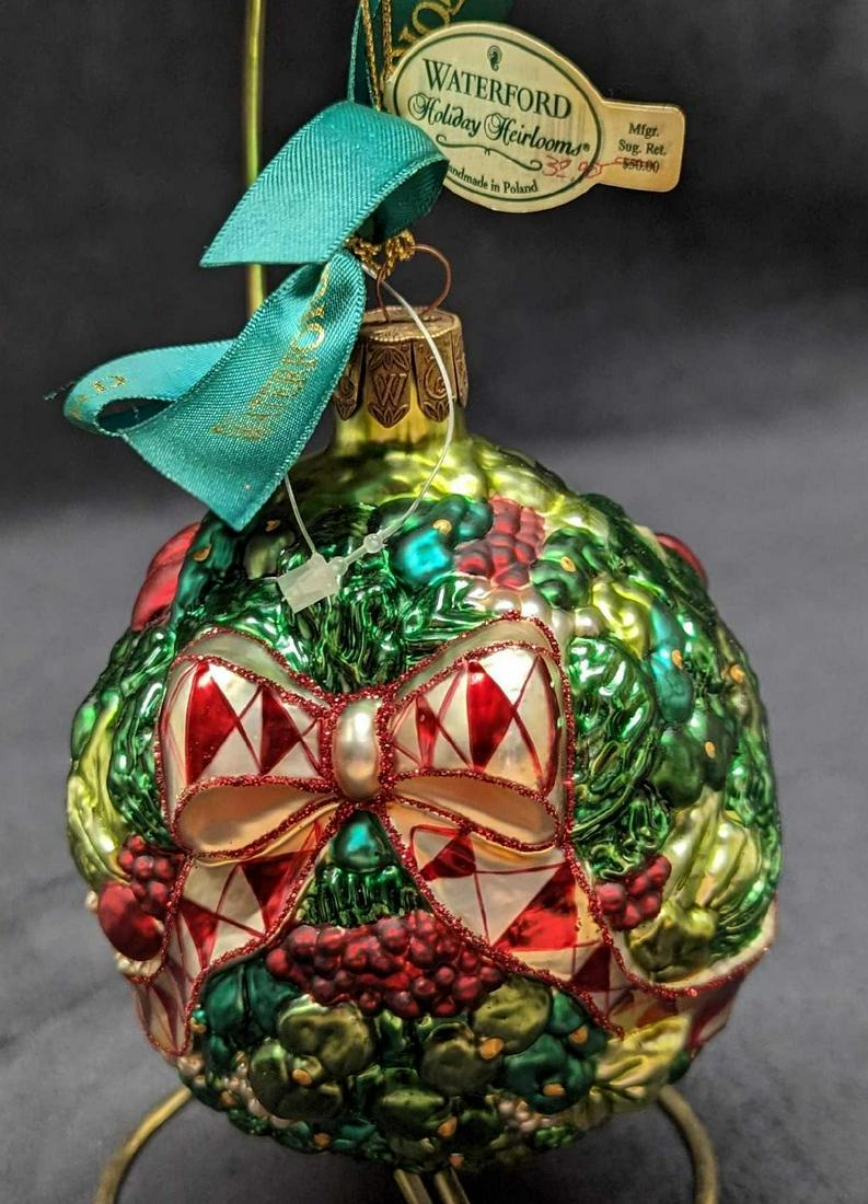 Waterford Crystal Christmas Ornament Kissing Ball Mar 26, 2023