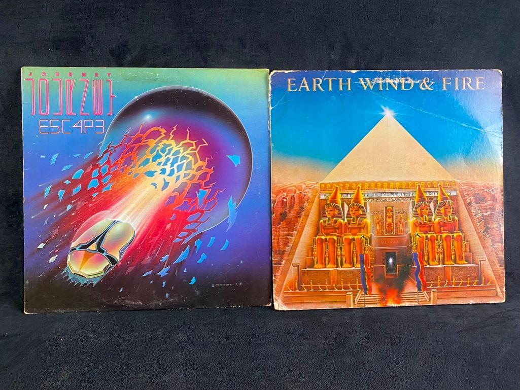 Lot of Two Records; Earth Wind & Fire, Journey (1 of 4)