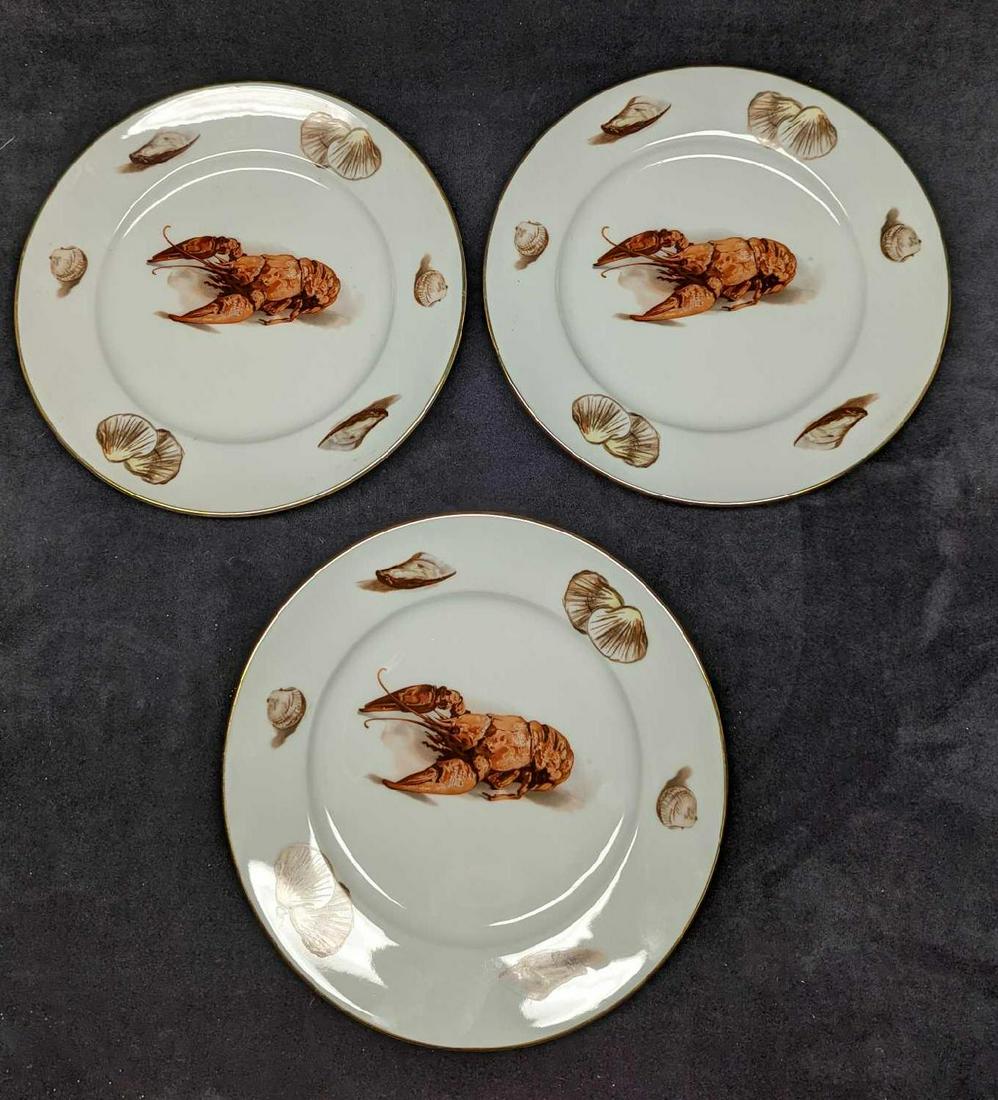 3 Rosenthal Classic Rose Collection Lobster Plates (1 of 6)