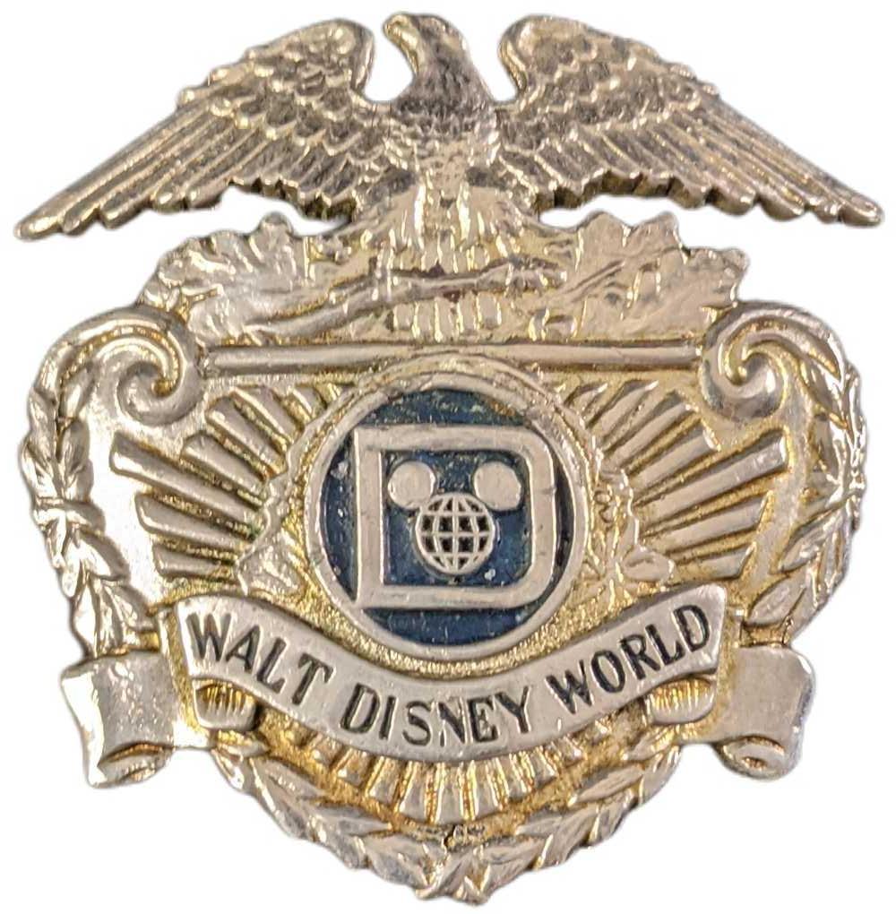 Early 1980s Disney World Female Security Hat Badge (1 of 2)