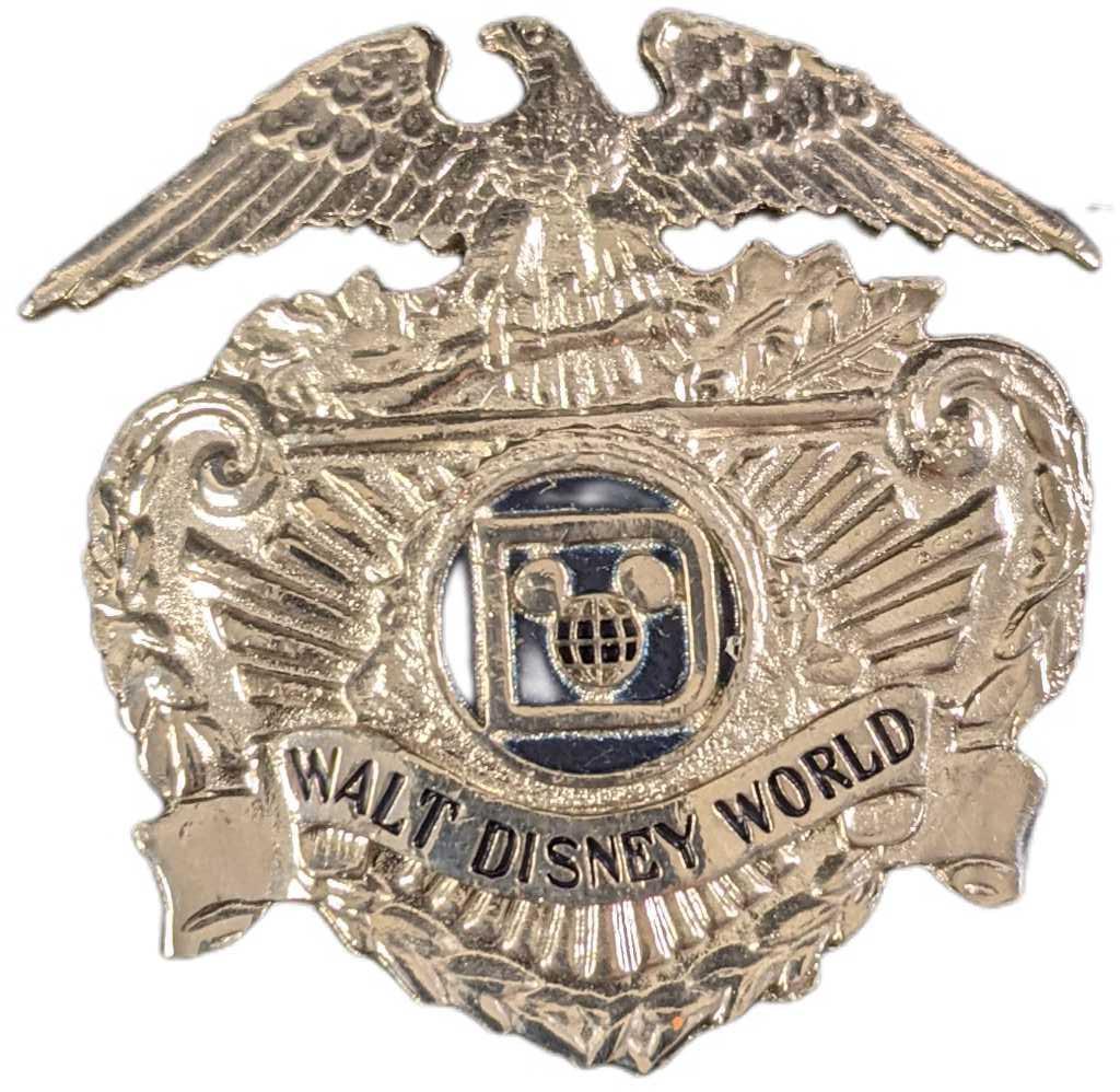 Early 1980s Disney World Female Security Hat Badge (1 of 2)