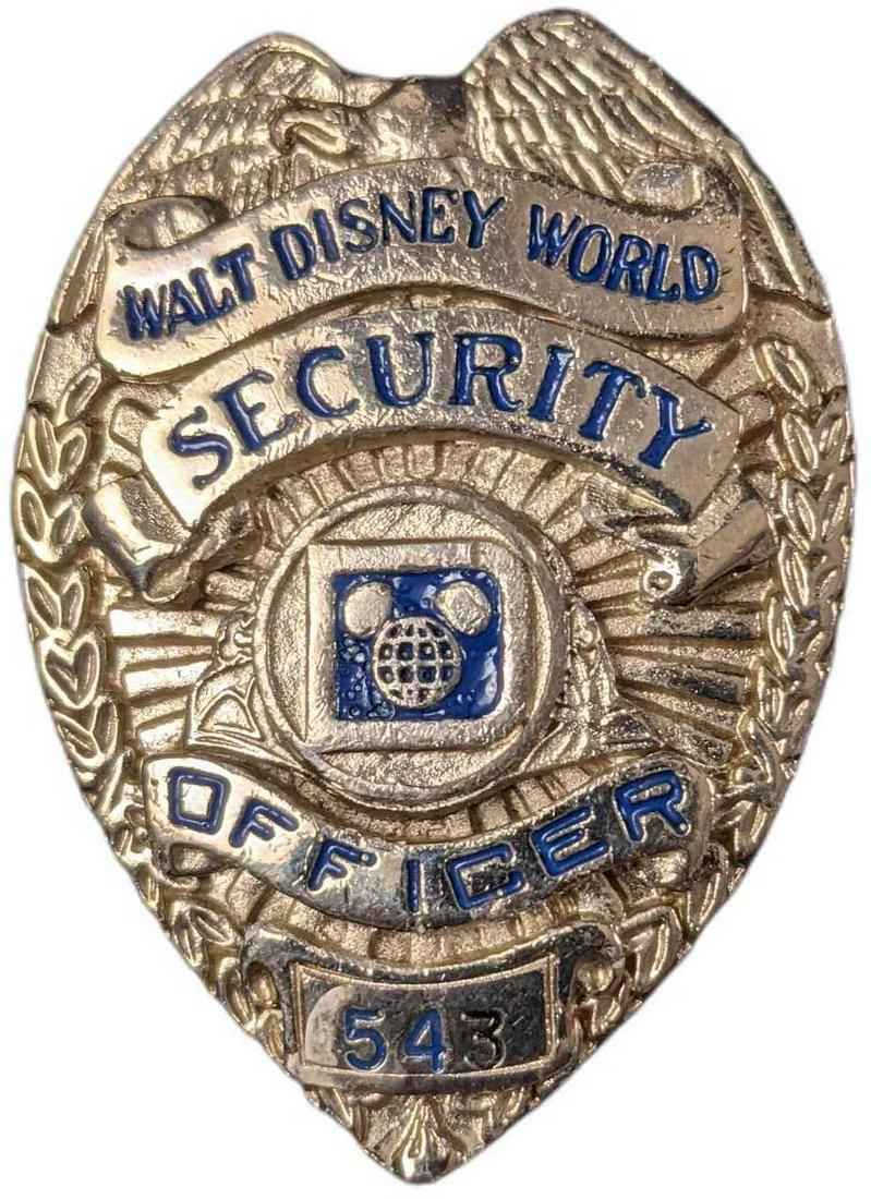 Early 1980s Disney World Female Security Badge (1 of 2)