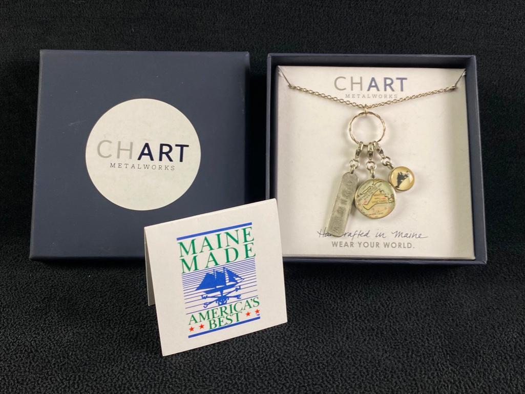 CHART Metalworks Martha's Vineyard Pewter Necklace (1 of 3)