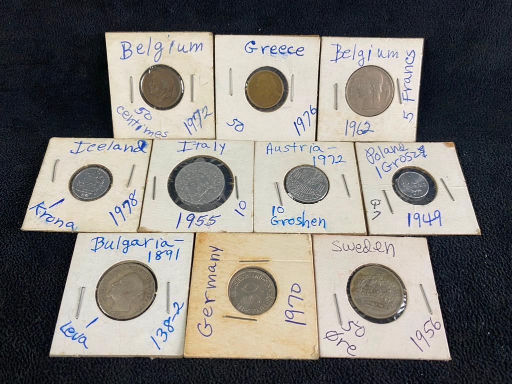 10 European Coins (1 of 4)