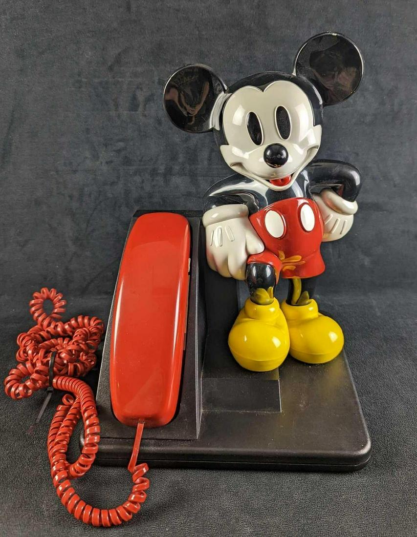 Plastic Mickey Mouse AT&T Touch Tone Landline Phone (1 of 10)