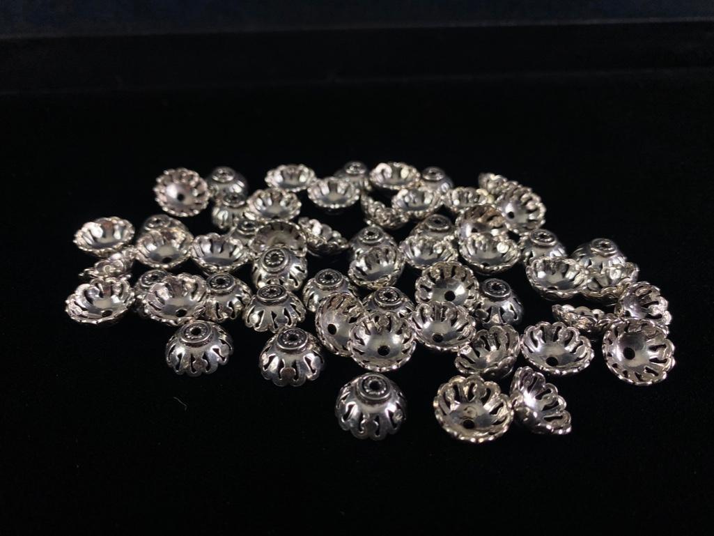 .925 Silver Jewelry Findings - Bead Toppers (1 of 2)