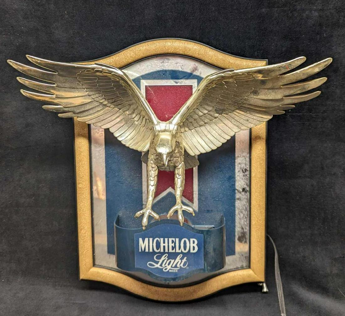 1980's Michelob Silver Eagle Bar Lighted Sign (1 of 11)