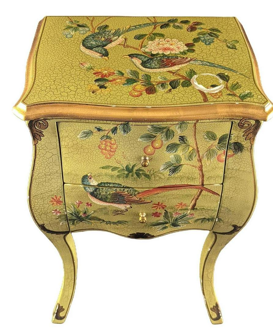 Provincial Style Bombe Stand With Roses And Pheasant (1 of 11)