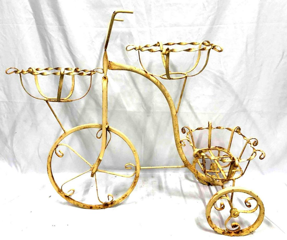 Vintage Bicycle Plant Stand Garden Sculpture (1 of 4)