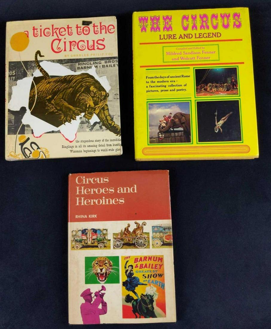 Vintage Circus Hardcover Books Lot Of Three (1 of 10)