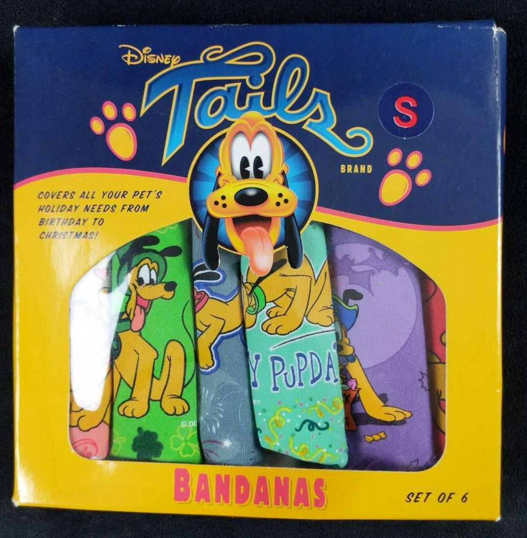 Six Disney Tails Pluto Pet Small Bandanas (1 of 2)