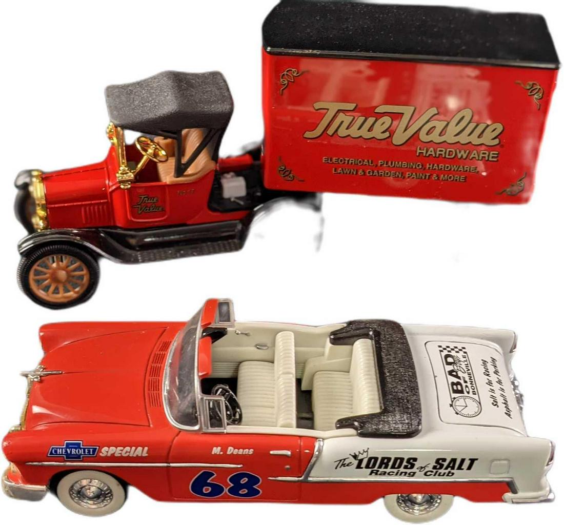 Die Cast Chevy Bel Air & GMC Tanker Truck Bank Truck & Car Banks (1 of 7)