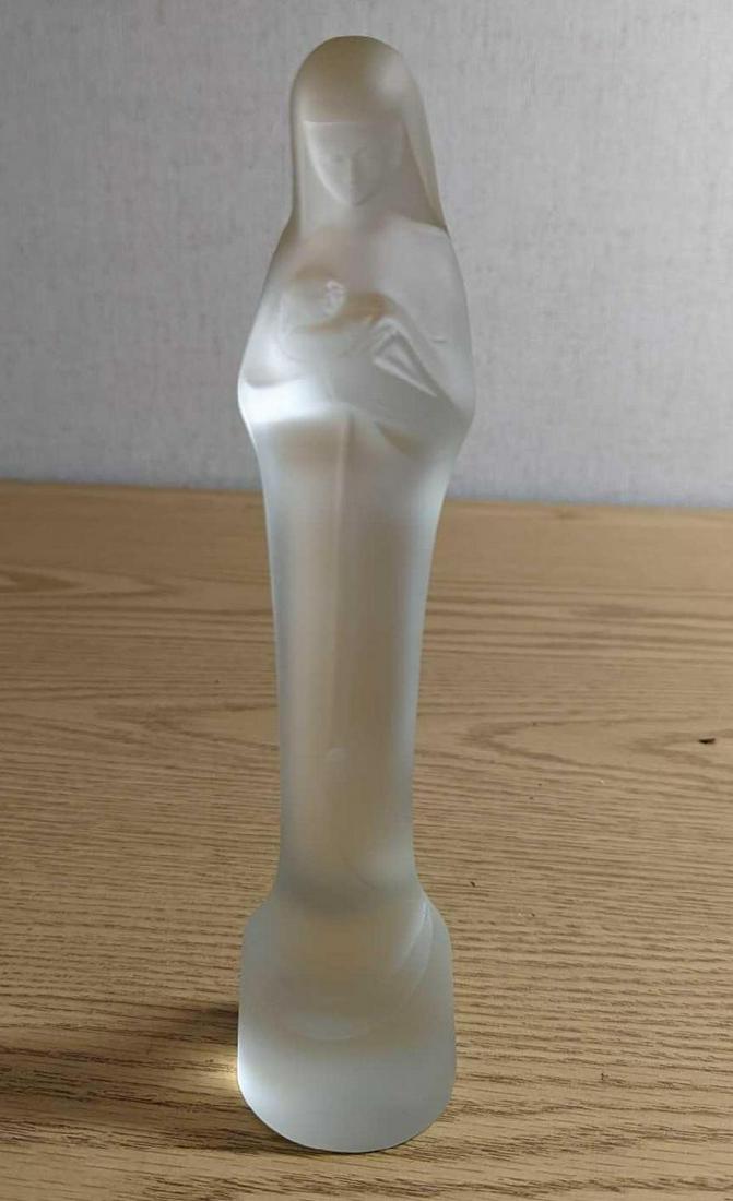 Vintage Madonna Leerdam Art Deco Glass Figurine (1 of 9)
