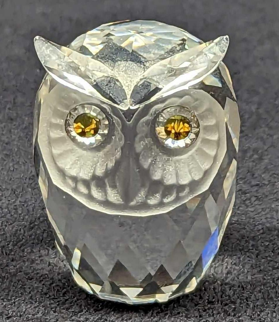 Swarovski Retired Small Owl Figurine (1 of 6)