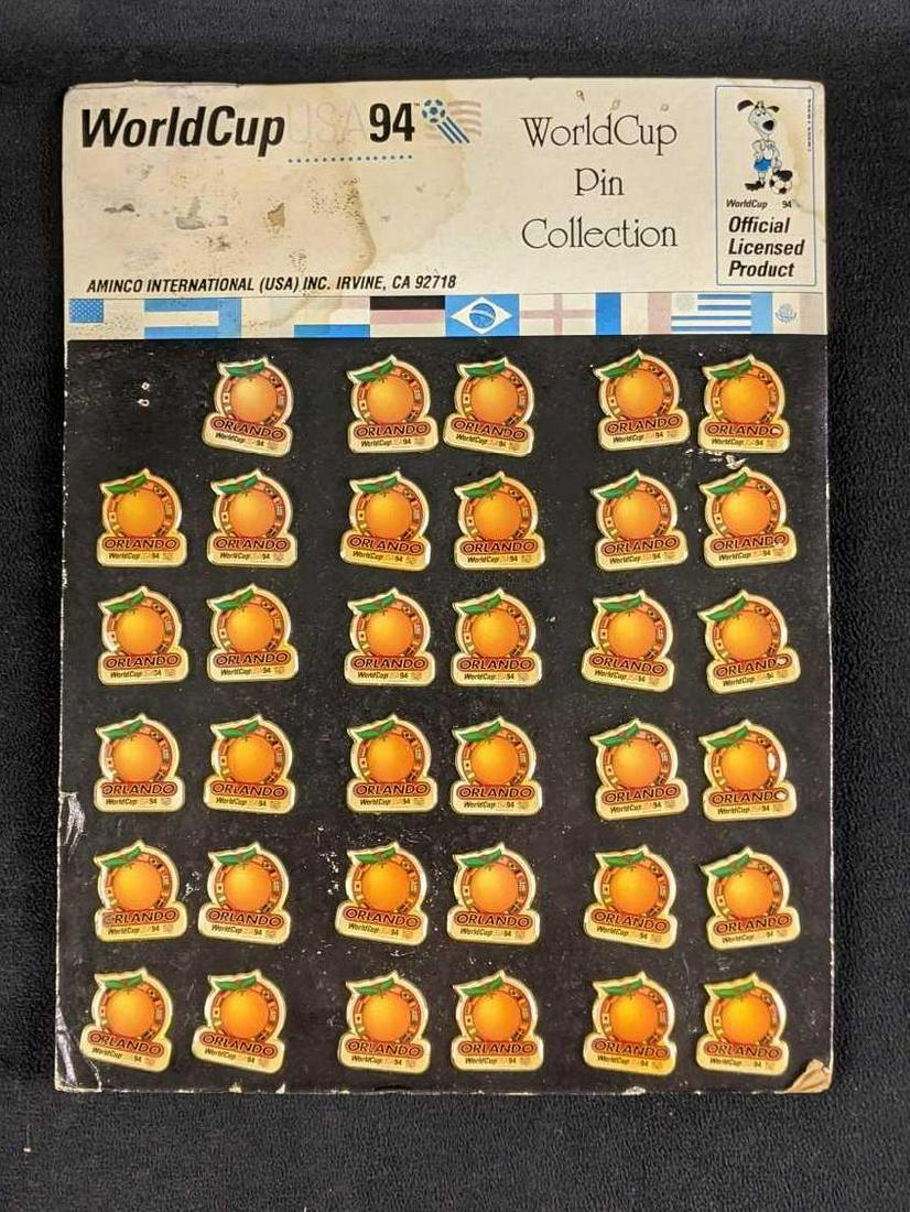 1994 World Cup Orlando Orange Pins Official Licensed Product (1 of 5)