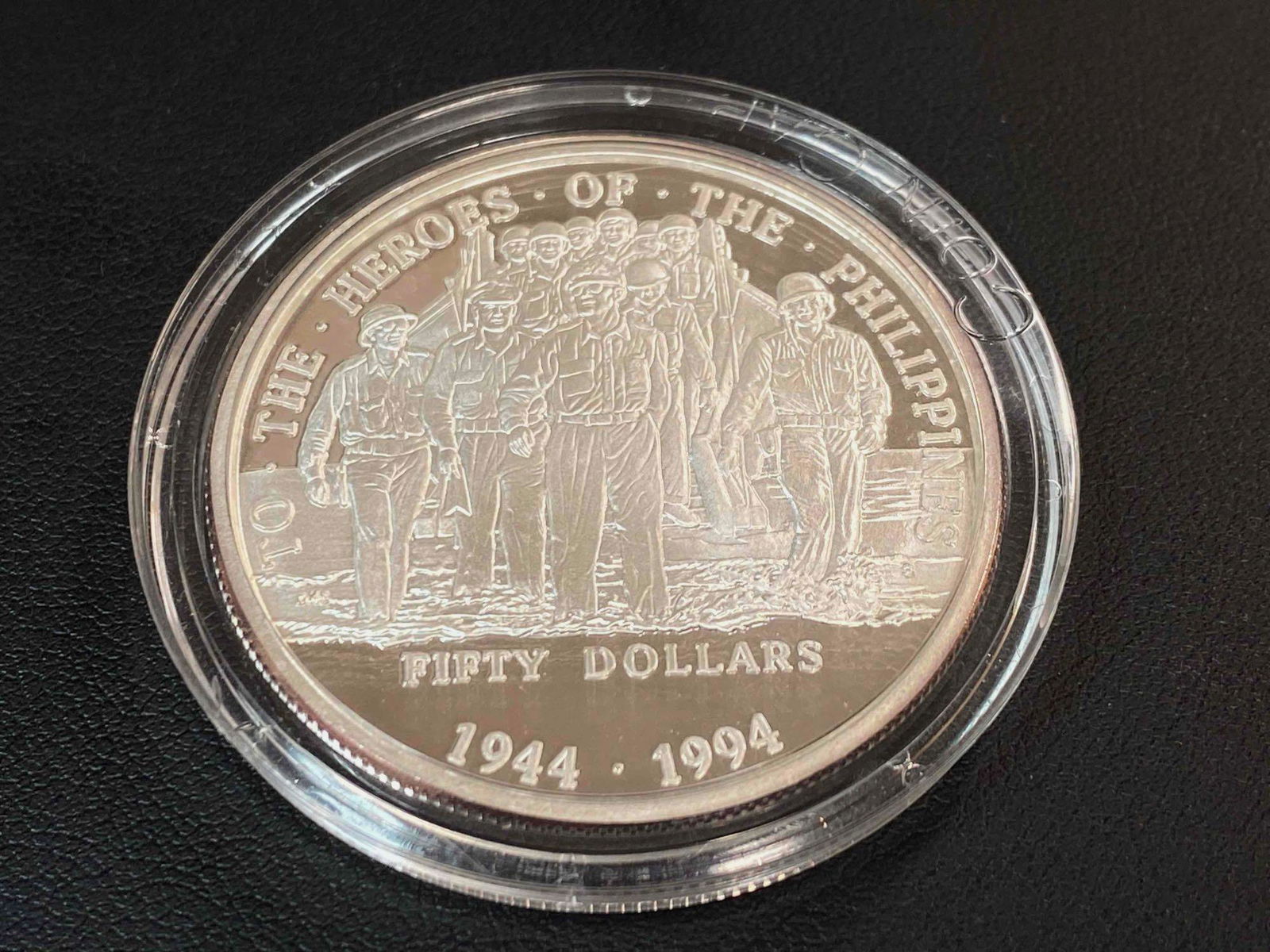 1994 Marshall Islands $50 "The Heroes Of The Philippines" Uncirculated Silver Proof (1 of 6)