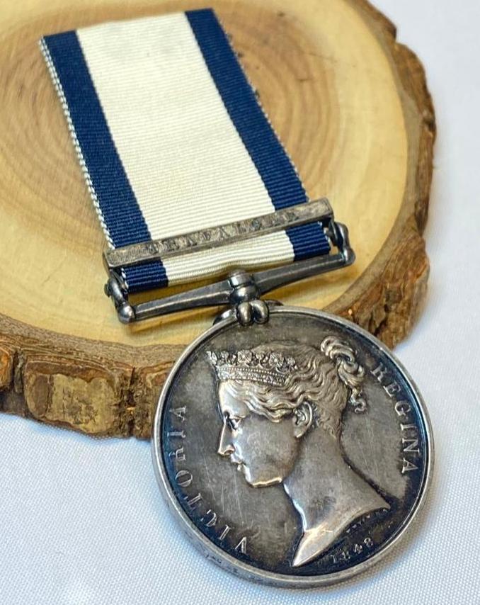 British Navy General Service Medal Trafalgar Clasp (1 of 7)
