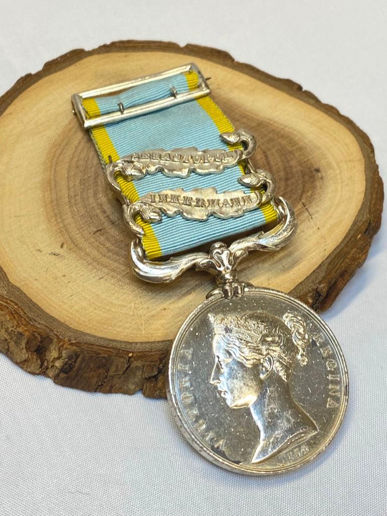 1854 Crimea Medal Two Bars - Inkerman, Sevastopol (1 of 7)