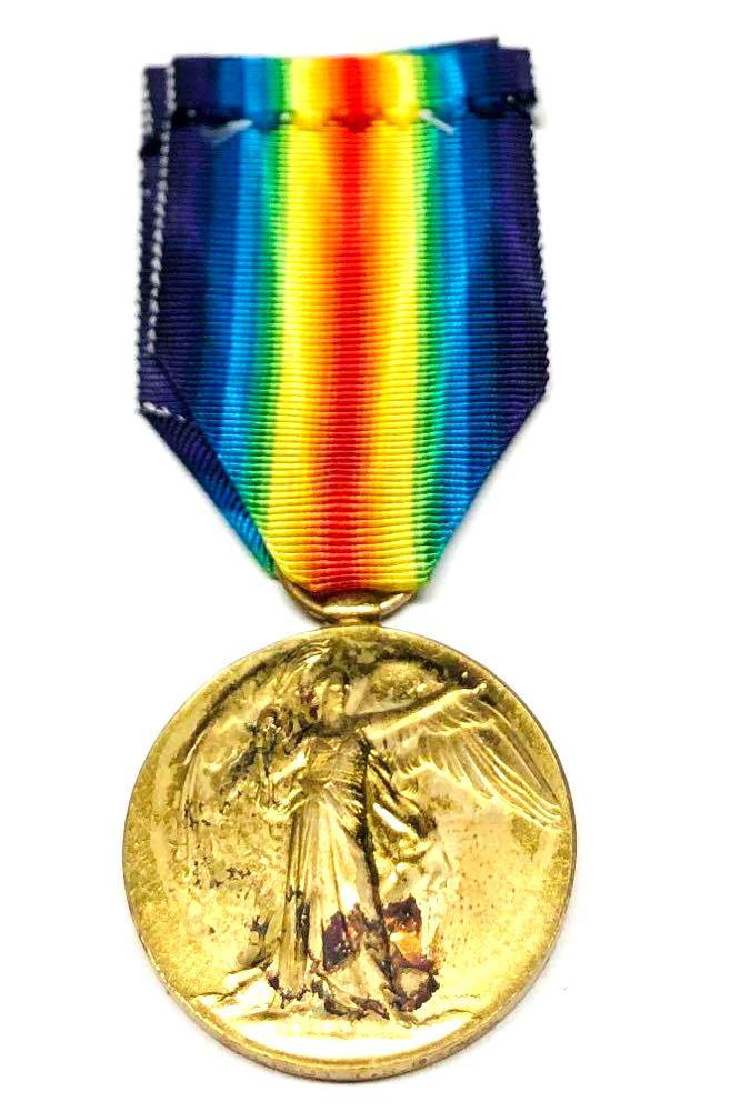 World War 1 Victory Medal Given To 2 Lieut T.R. Brown. (1 of 10)