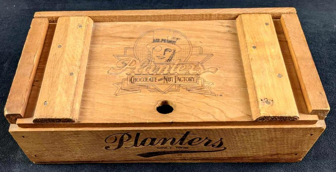 Vintage Planters Chocolate and Nut Factory Crate (1 of 9)