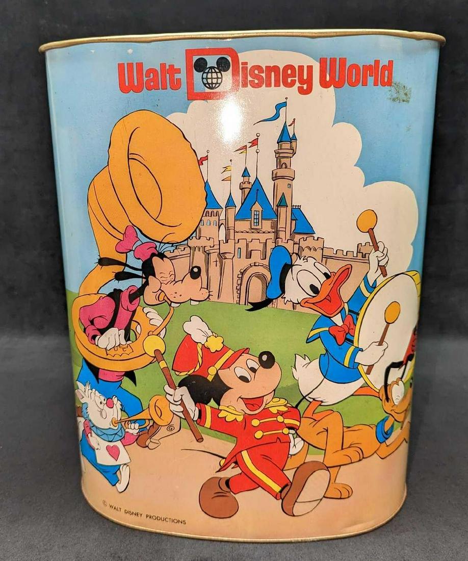 Vintage Cheinco Disney Parks Tin Garbage Can (1 of 6)