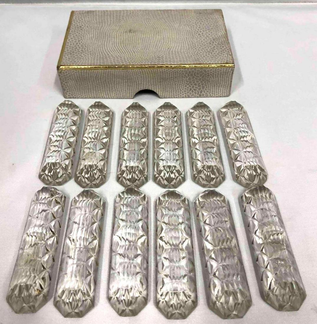 Cristaldo Crystal Knife Rests Set Of 12 (1 of 7)