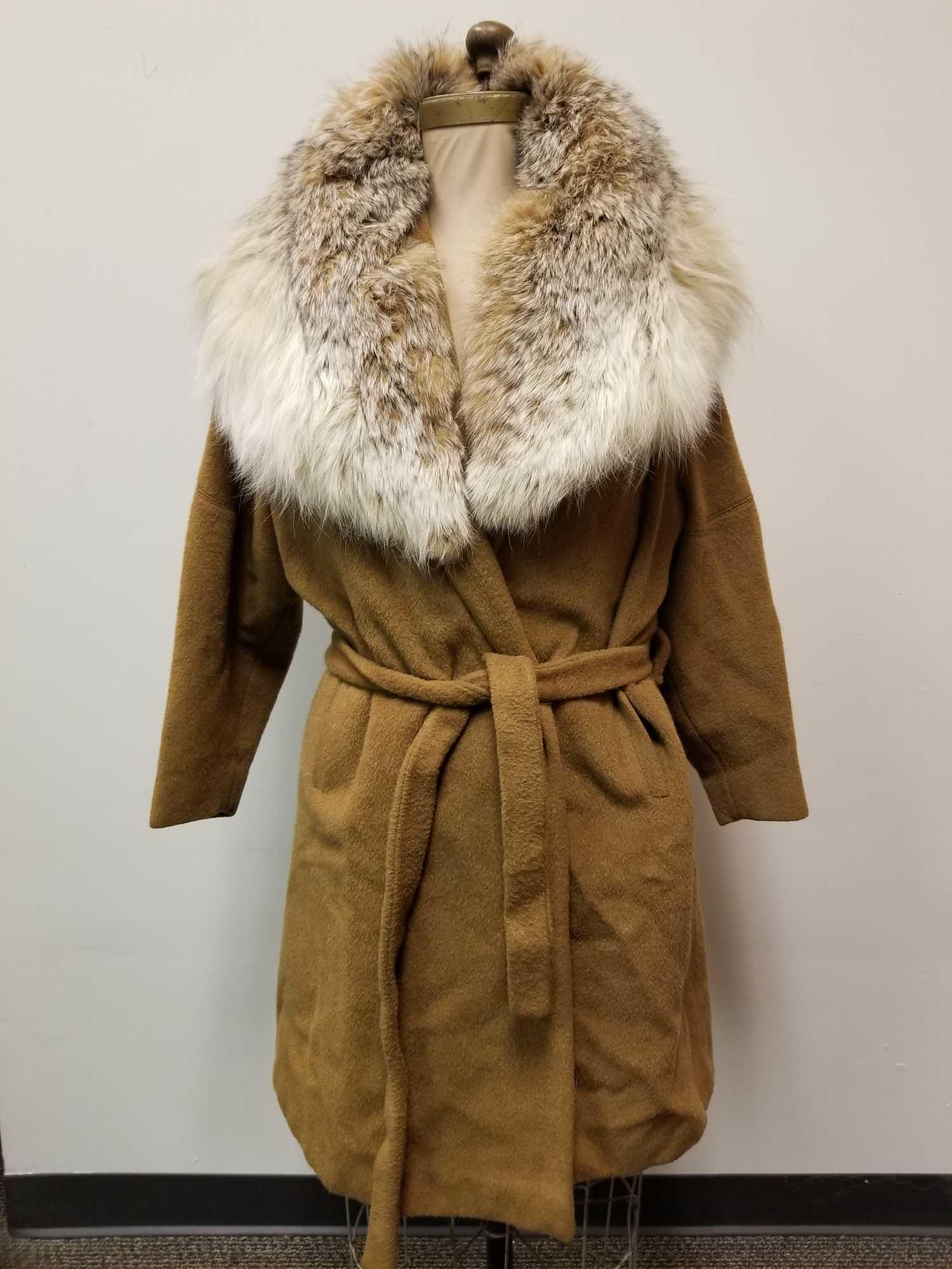 Wool Trench Coat with Fox Collar by Signature Shop Brocks Downtown (1 of 8)