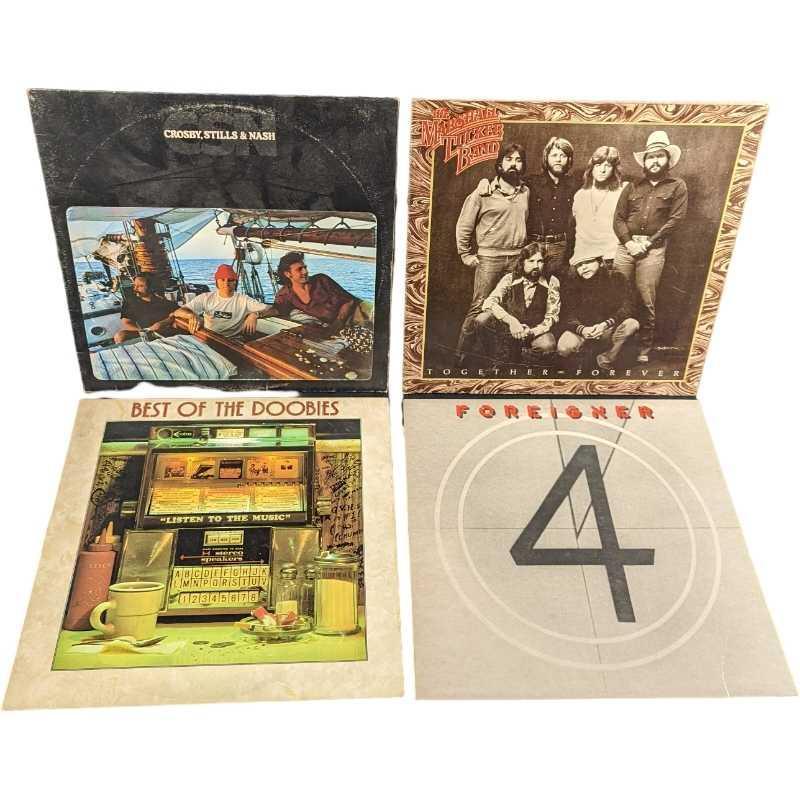 4 Marshall Tucker Band Doobie Brothers Foreigner CSN Record LPs (1 of 6)