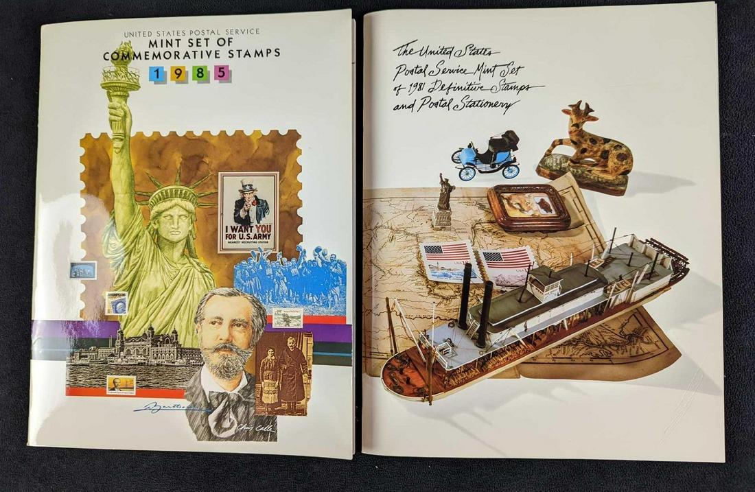 US Postal Mint Stamp Collection For 1981 & 1985 (1 of 6)
