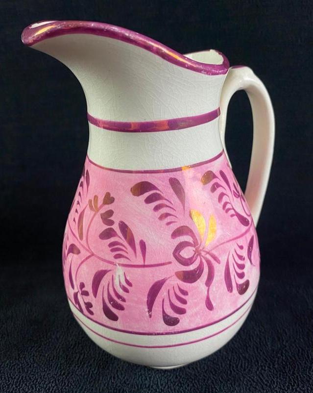 Pink Lustreware Creamer (1 of 4)