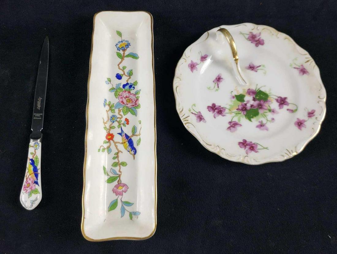 Set of 3 Marked Porcelain Items (1 of 4)