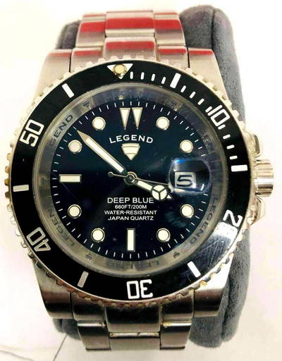 Crystal Quartz Swiss Legend Sapphire Crystal 316l Legend Deep Blue