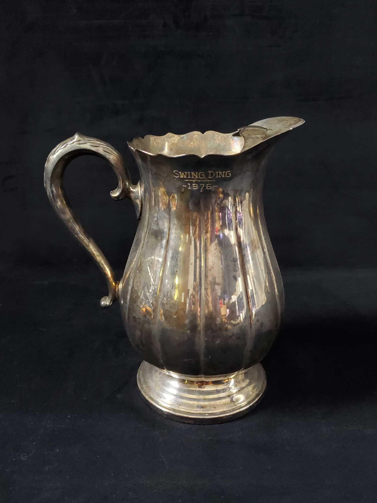 Vintage Silverplate Pitcher From Swing Ding 1976 (1 of 8)