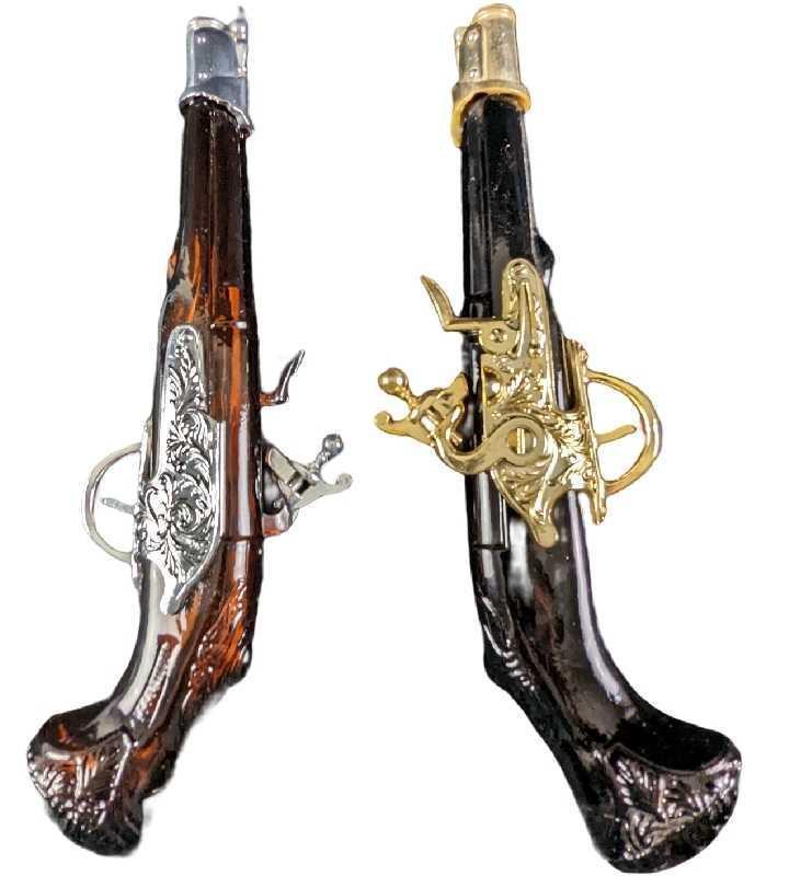2 Avon Dueling Pistols After Shave Bottles