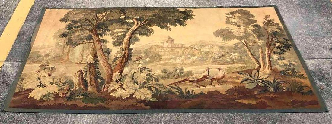 Vintage Aubusson Style Jaquar Tapestry (1 of 8)