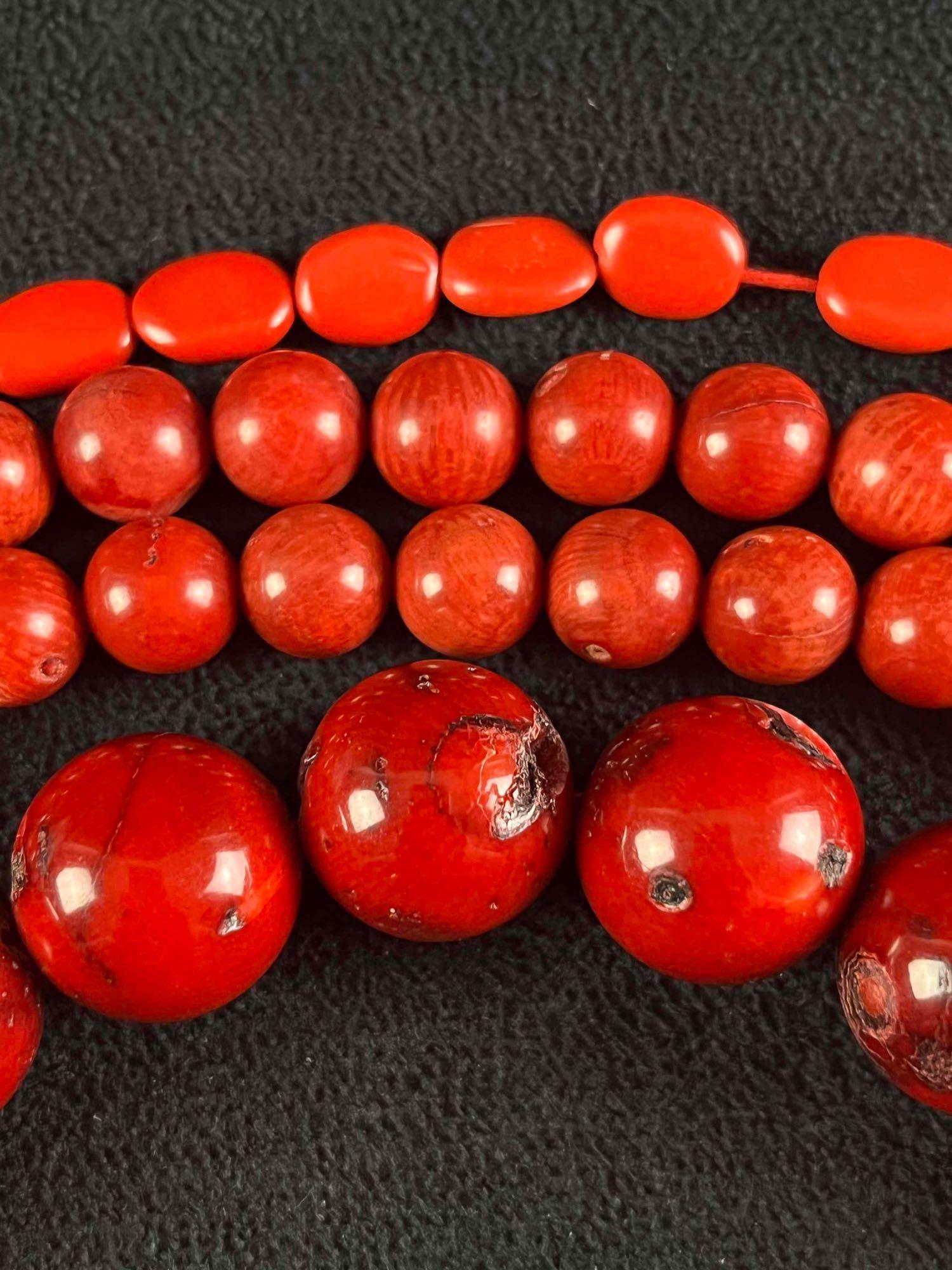 Red Coral Assorted Bead Strands (1 of 6)