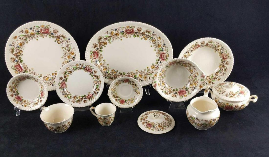 Vintage Windsorware Margaret Rose Brown Dinnerware (1 of 10)