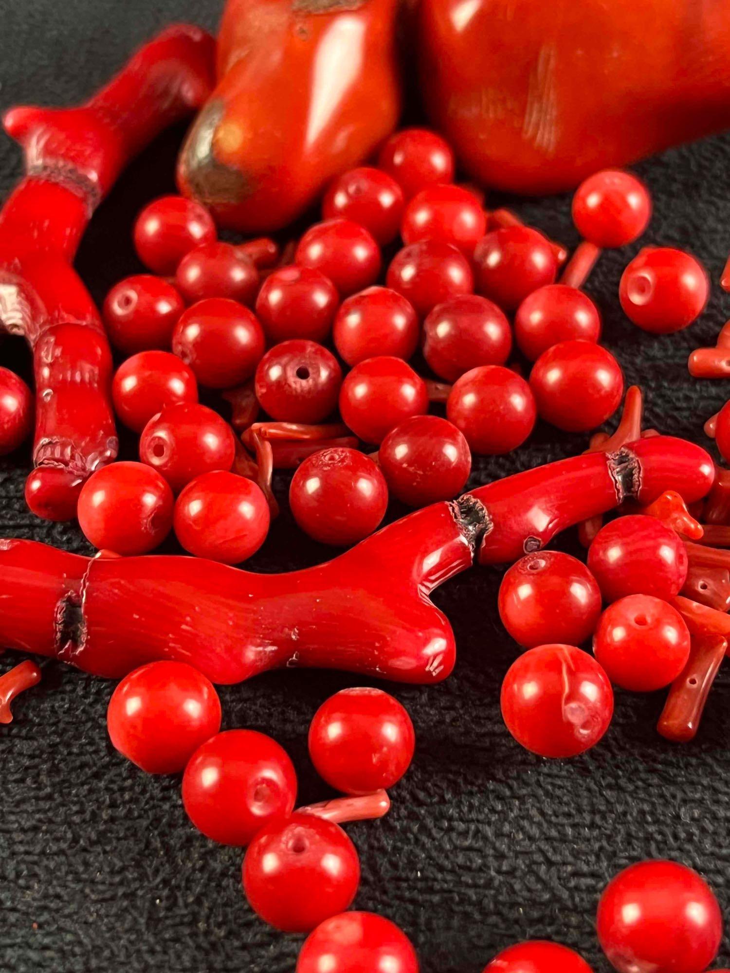 Red Coral Loose Beads (1 of 5)