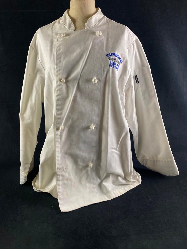USS Pennsylvania Navy Food Service Chef Uniform (1 of 4)